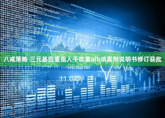 八戒策略 三元基因重组人干扰素alb喷雾剂说明书修订获批